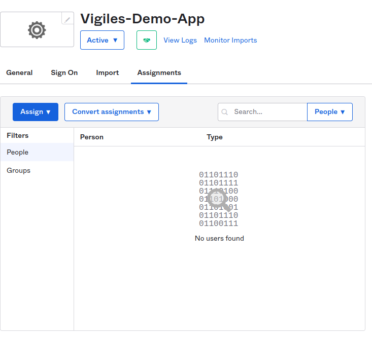 Assign SSO App