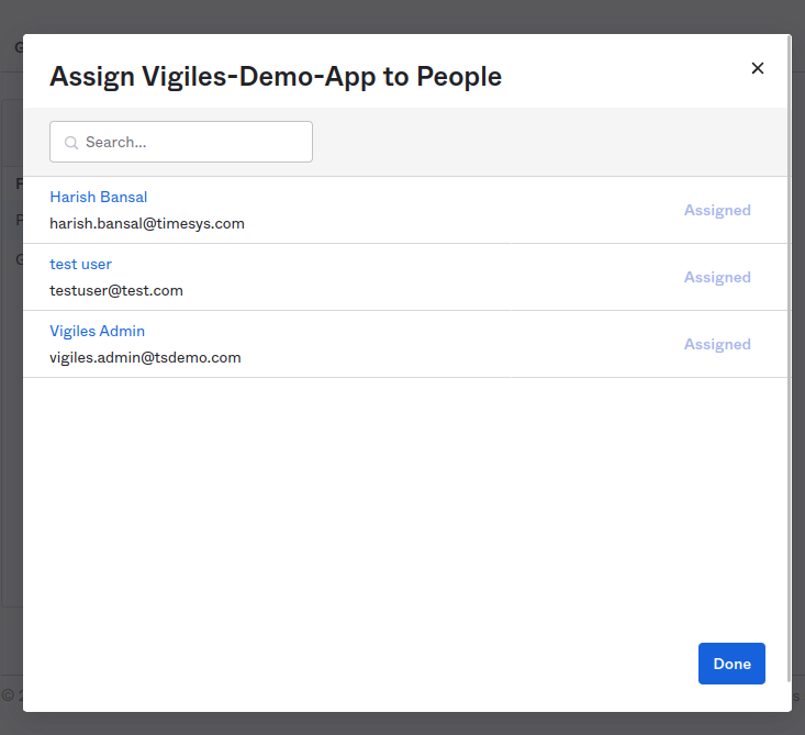 Assign SSO to Users